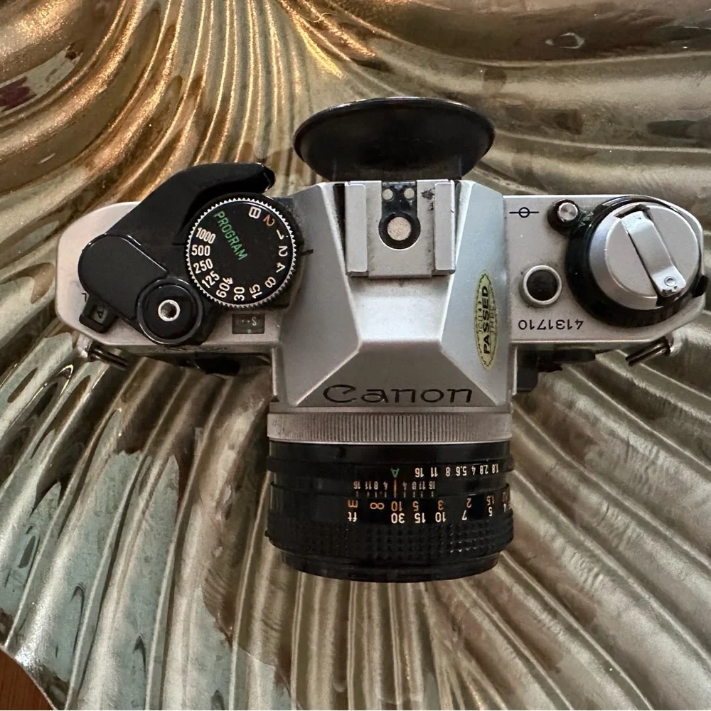 Canon AE-1 with Canon 50 mm 1.8